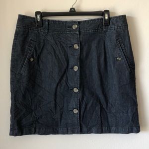 📍Dockers button down skirt